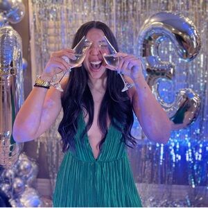 PrettyLittleThing Green Jumpsuit